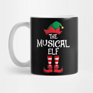 Musical Elf Matching Family Christmas Music Mug